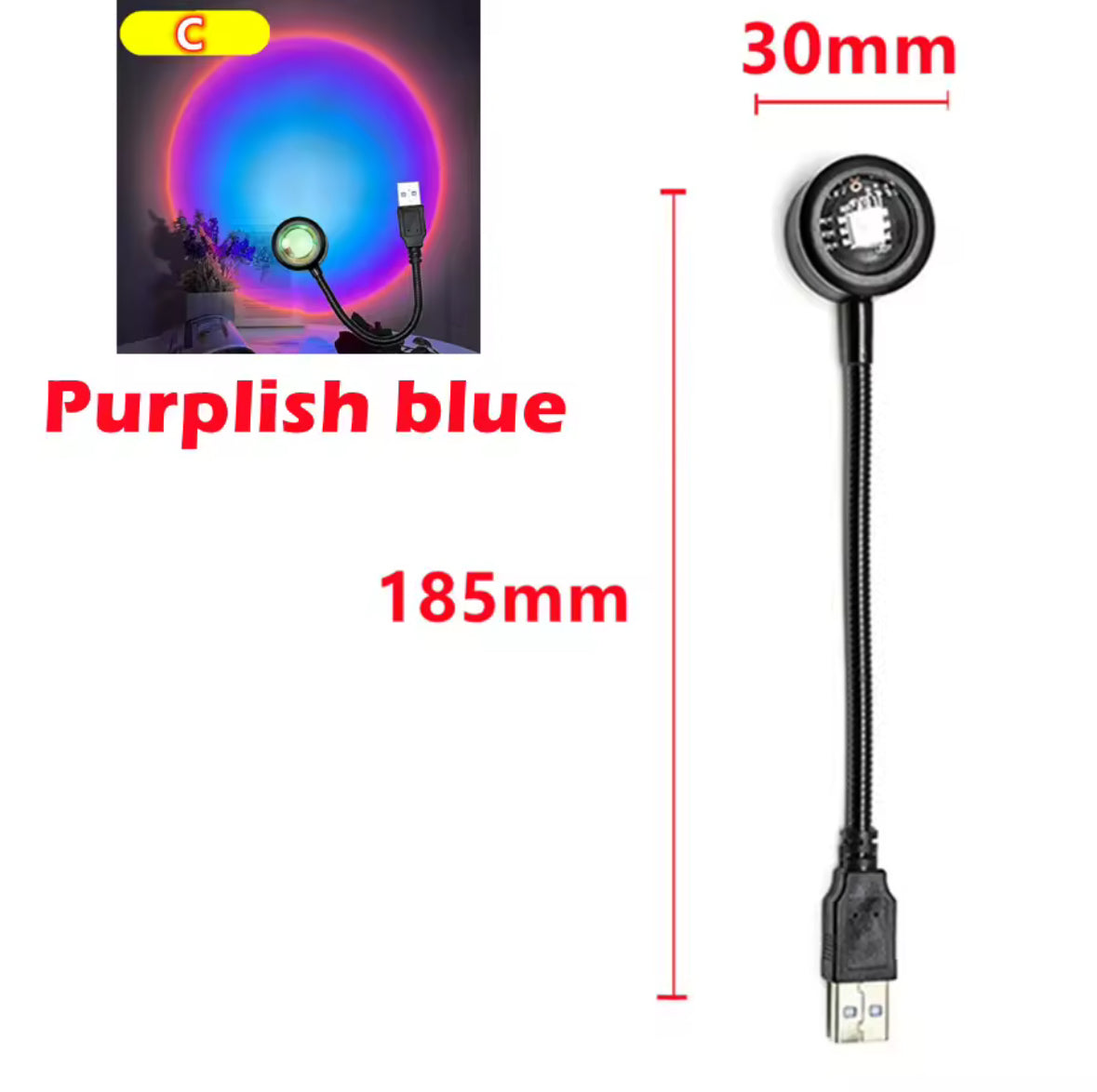 LED sunset lamps