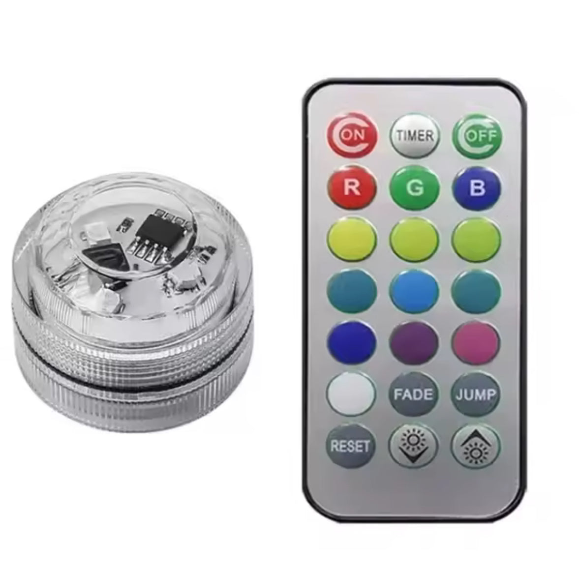 Wireless Adhesive LED Car Interior Ambient Light Remote Control Decor Auto Roof Foot Atmosphere Lamp Bicycle Tail Light